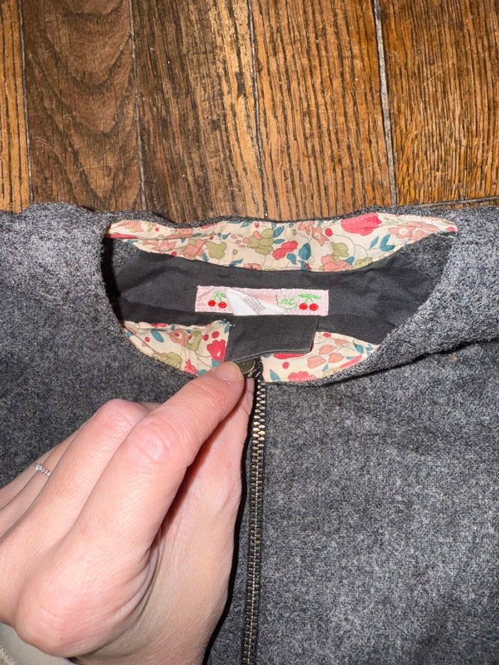 robe en laine bonpoint avec détail liberty 6 ans valeur 225 euros - photo numéro 2