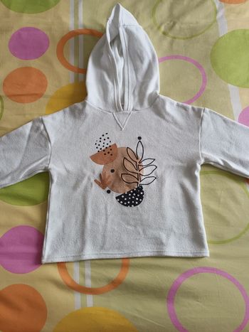Pull fille blanc
