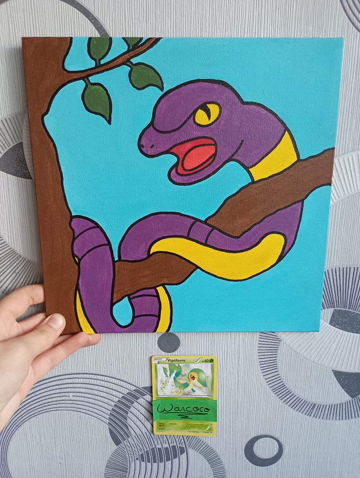 Tableau fait main Pokémon - photo numéro 3