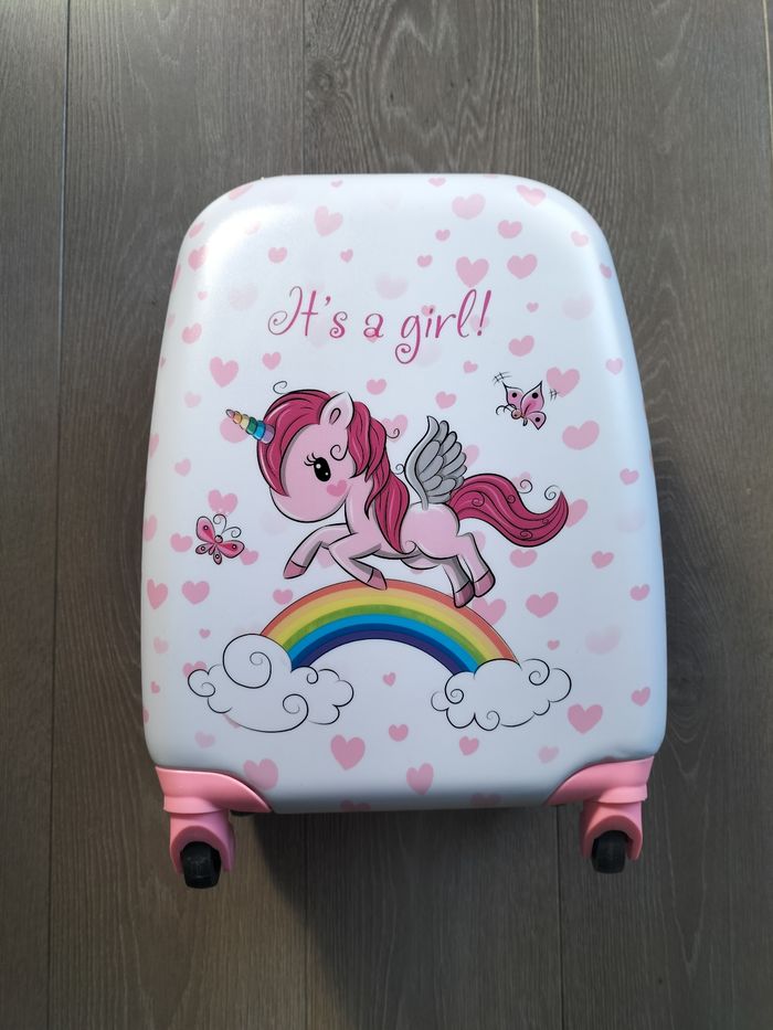 Ensemble valise + sac à dos licorne - photo numéro 3