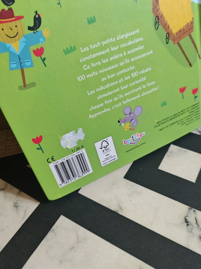 Livre à rabats La ferme - Bout'chou - photo numéro 2