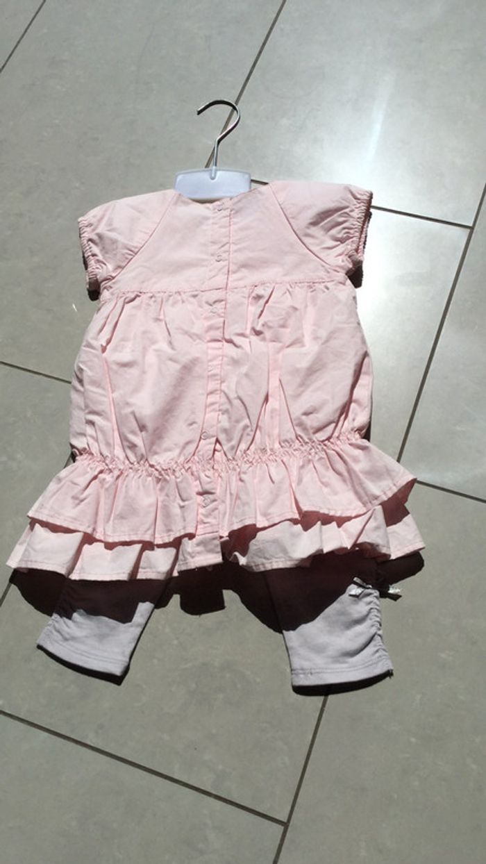 Ensemble tunique et leggings 12m P’tit Bisou neuf - photo numéro 4