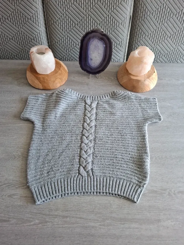 Pull sans manche okaidi taille 8 ans