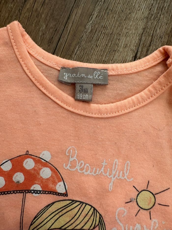 - Tee shirt Grain de blé   - 3 mois - Très bon état - photo numéro 2