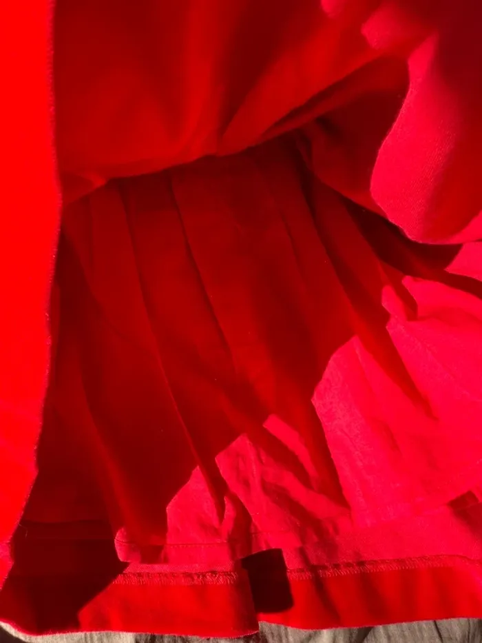 Jacadi magnifique robe en velours ras 18m - photo numéro 3