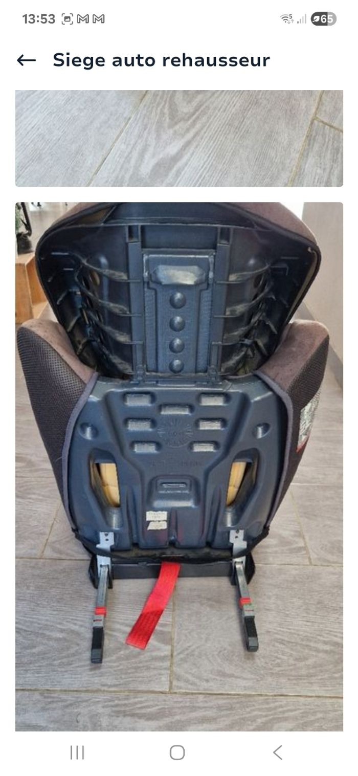 Siege auto rehausseur - photo numéro 2