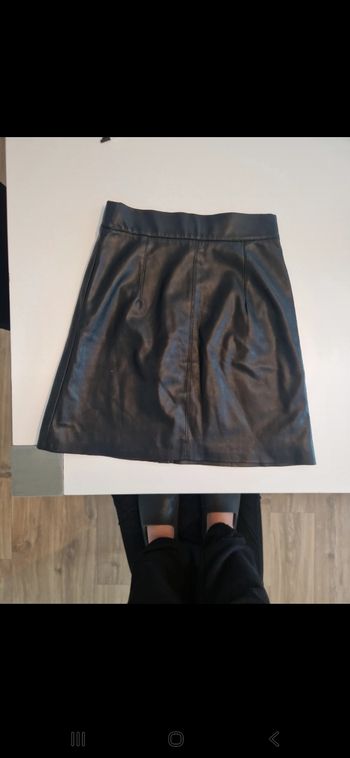 Jupe semi cuir