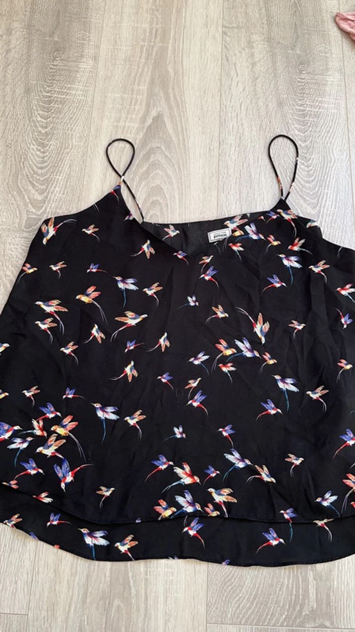 Débardeur blouse fine bretelle