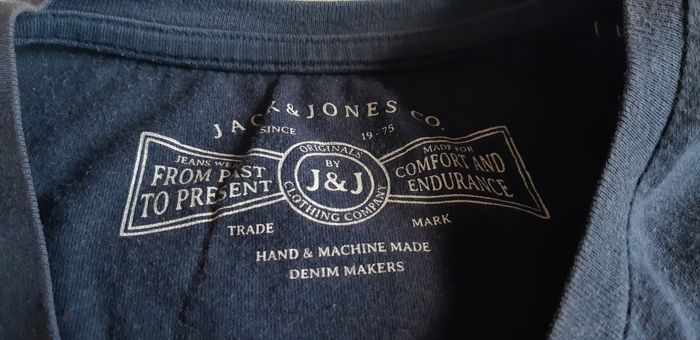 Tee-shirt homme taille L Jack & Jones marine - photo numéro 4