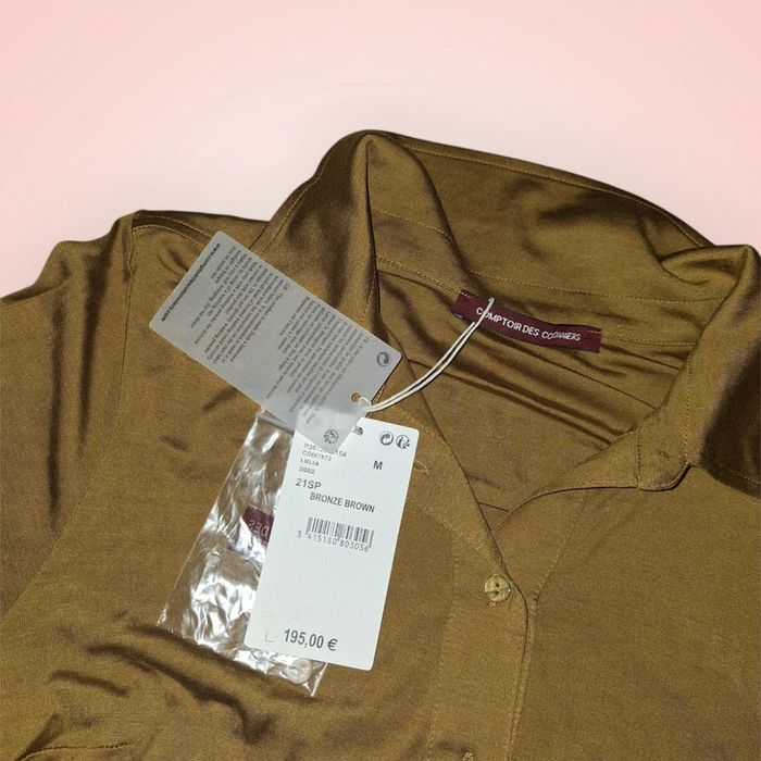 Robe Femme Comptoir des Cotonniers Taille M Marron - photo numéro 2