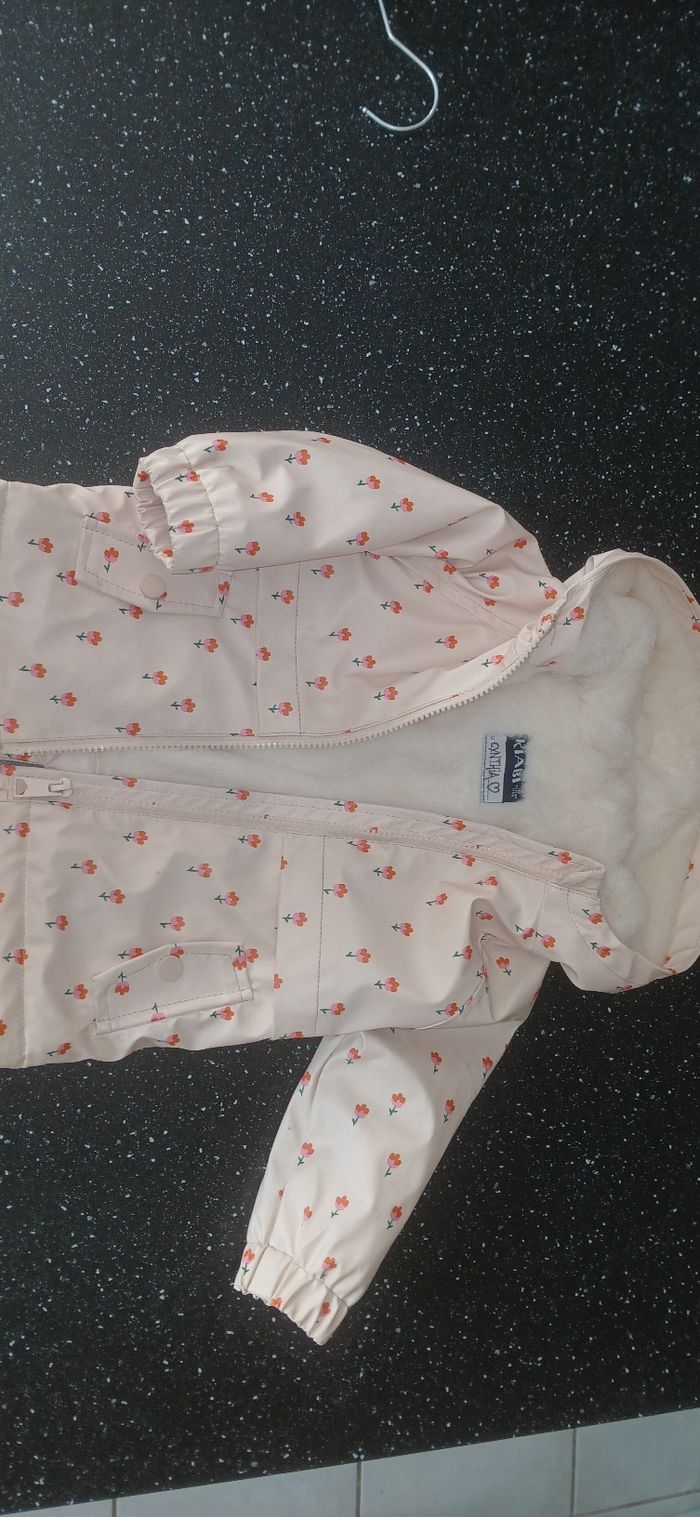 Blouson de pluie fourrée