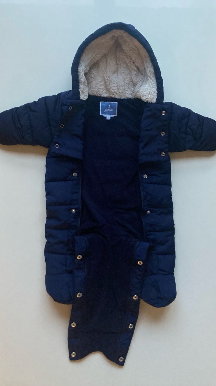 Combipilote jacadi bleu marine taille 3mois/60cm - photo numéro 3