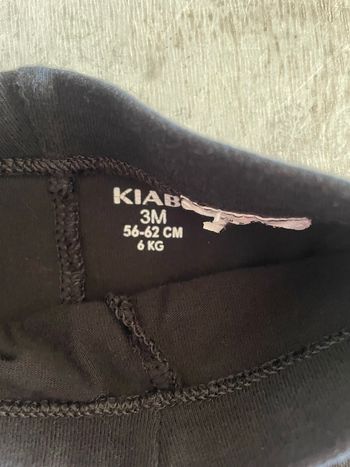 Legging noir Kiabi 3 mois 