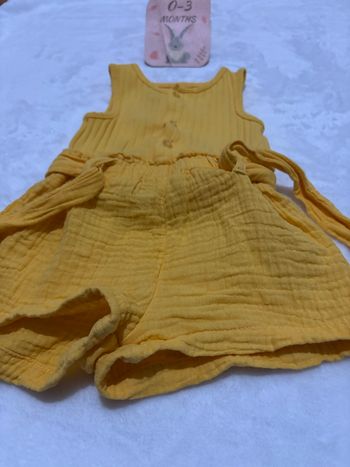 Combi-short jaune Kiabi