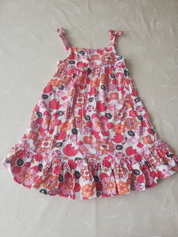 Robe bretelles à fleurs la redoute 86 cm