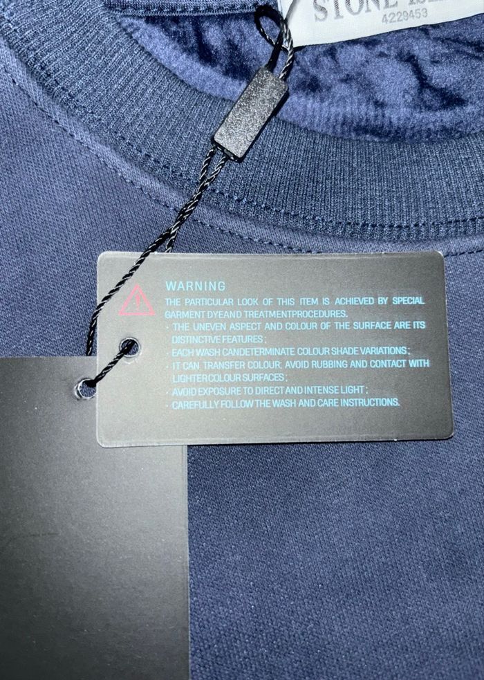 Pull ston Island bleu taille M - photo numéro 4