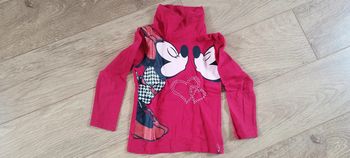 T-shirt col roulé rouge Minnie - 6 ans