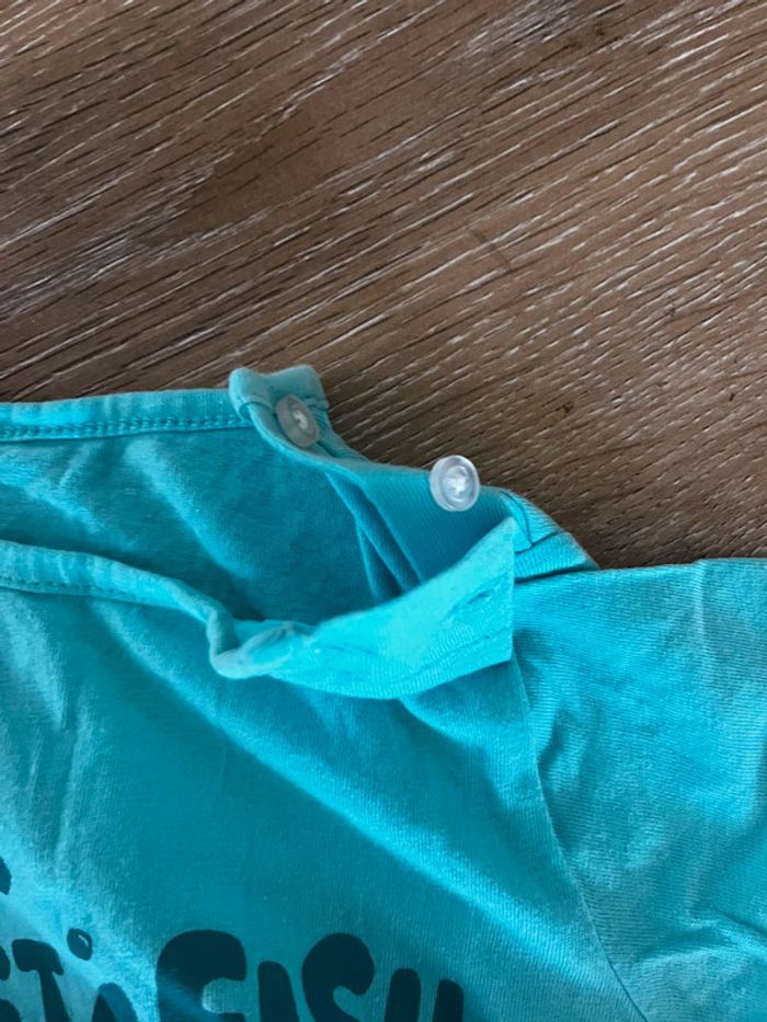T-shirt bleu - photo numéro 3