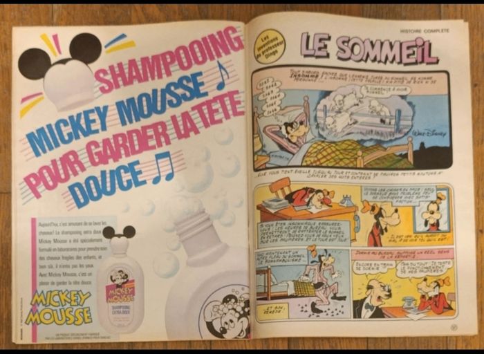 Ancien journal de mickey avec cadeau Disney star Peter pan N°1761 - 1986 vintage - photo numéro 8