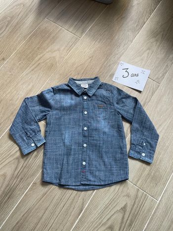 Chemise manches longues 3 ans