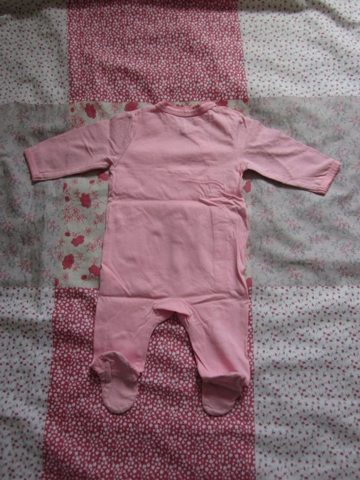 Pyjama coton rose 3 mois - photo numéro 2