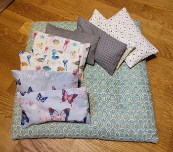 Coussin relaxant pour les yeux yoga méditation/bouillotte sèche