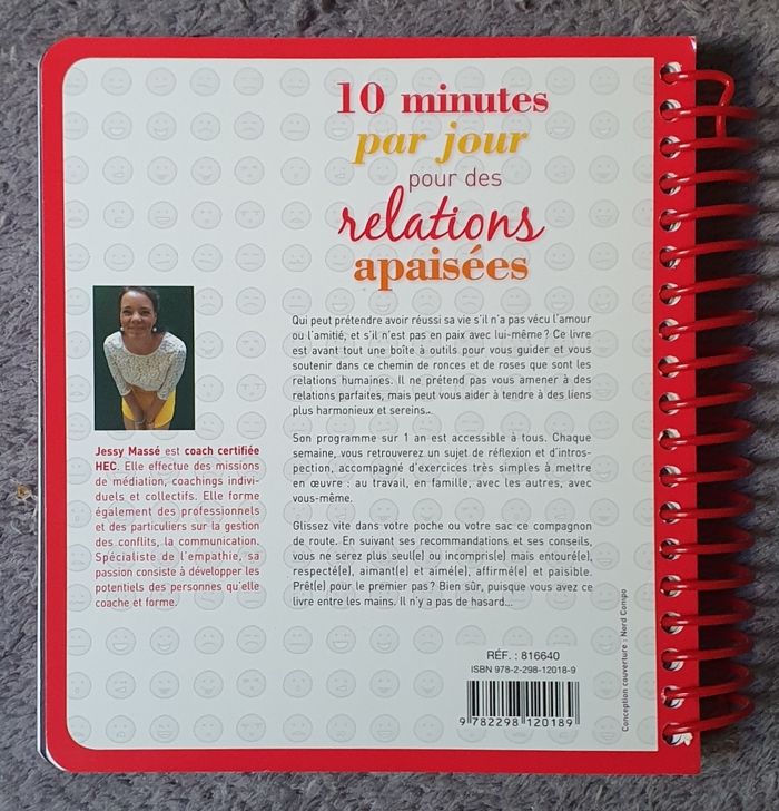 Livre-Conseils "10Min par jour pour des relations apaisées" / Jessy Masse aux Éd. France Loisirs - photo numéro 2