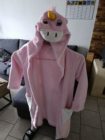 Robe de chambre licorne taille 4 ans fille
