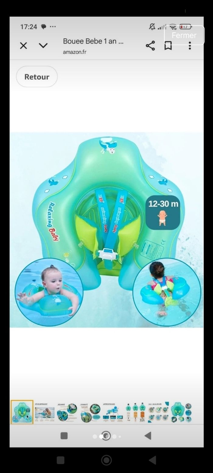 Bouée bébé taille S 45-59cm (3-12 mois) - photo numéro 2