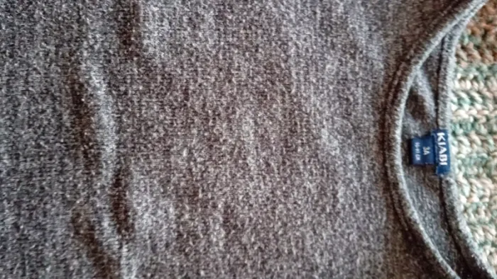 Pull chiné gris - photo numéro 2