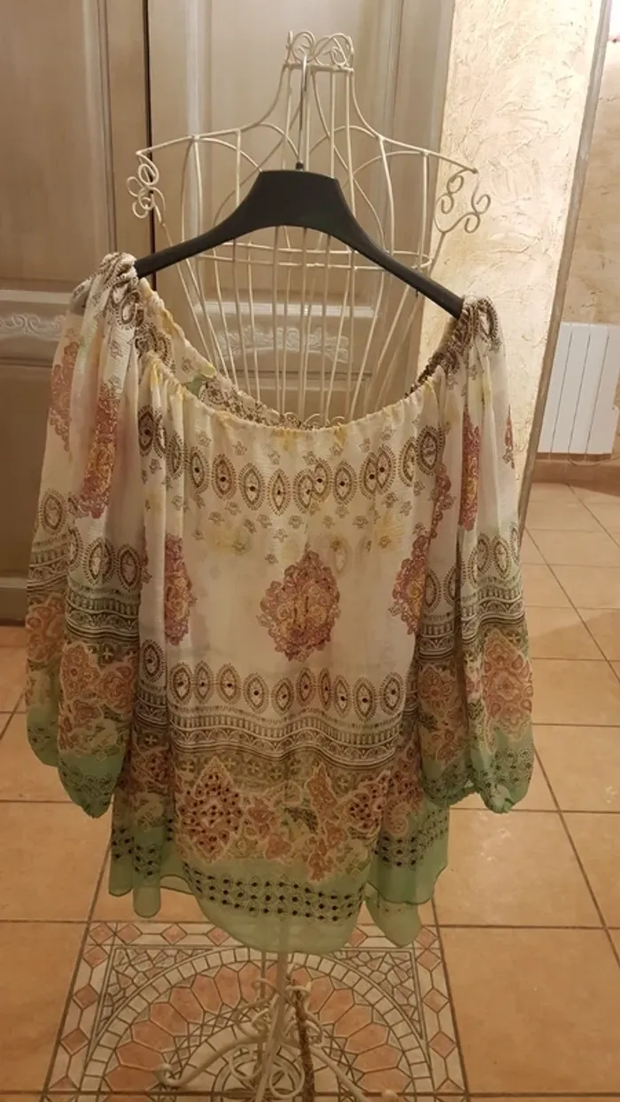 Tunique voile manches longues - photo numéro 8