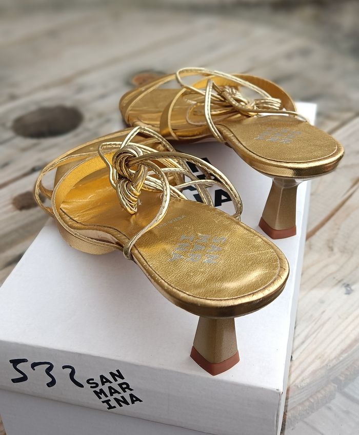 Chaussures San Marina Femme, escarpins Felixia cuir, taille 38. Neuves. - photo numéro 3