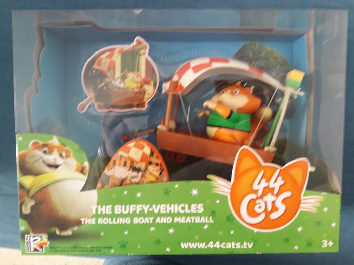 44 Cats - Figurine Boulette et son bateau