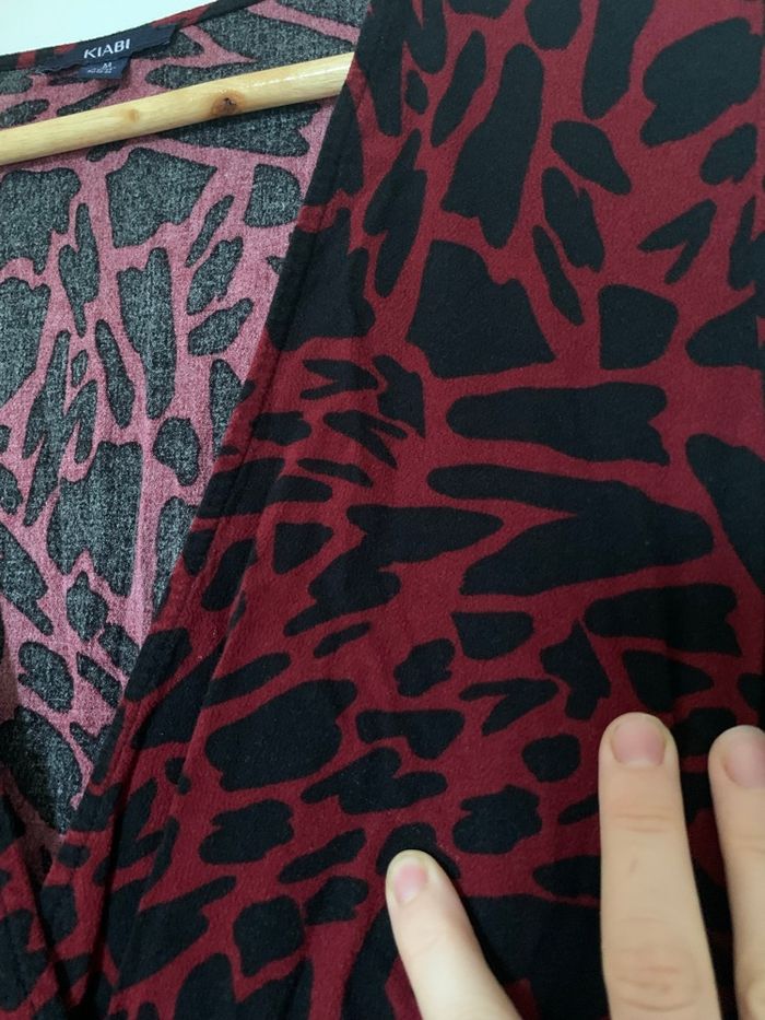 Robe léopard rouge noir - photo numéro 3