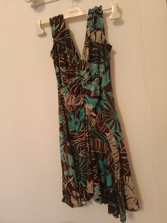 Robe d'été tropicale Luxe & Création - Taille 2 (M)