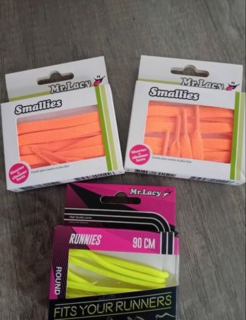 Lacets fluo 90 cm 
