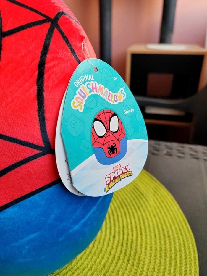 Grande peluche Marvel, Spiderman - Squishmallows - photo numéro 2