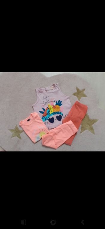 Ensemble 4 pièces 18 mois fille