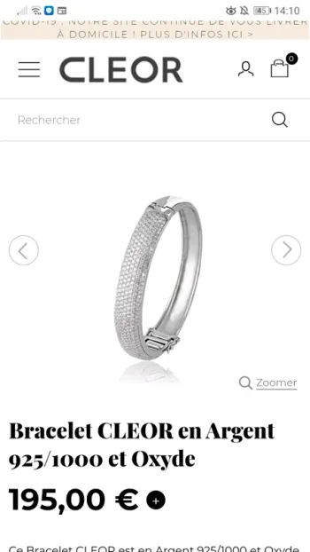 Bracelet argent