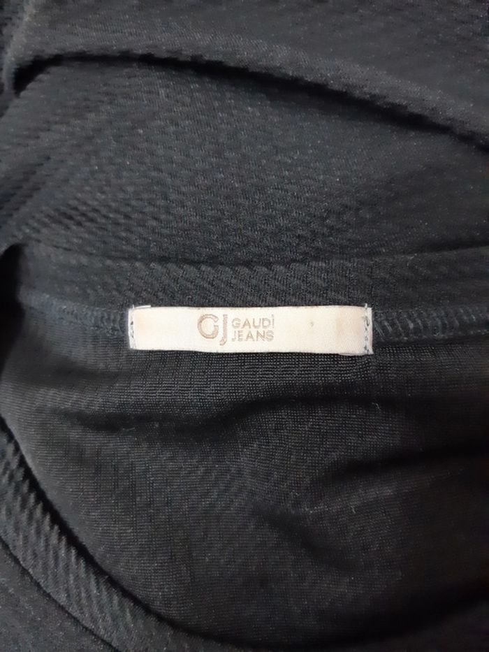 Robe noire manches longues Gaudi Jeans T38 - photo numéro 6