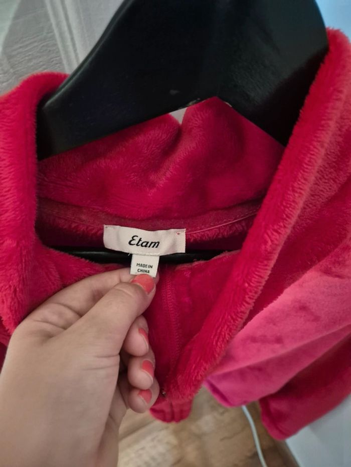 Veste polaire Etam taille L zippée - photo numéro 2