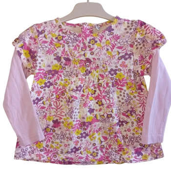T-shirt manches longues 2 ans fille