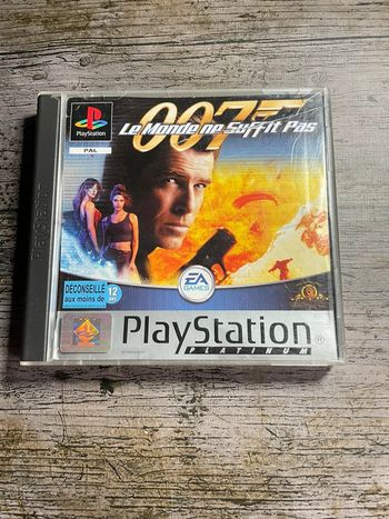 007 Le Monde Ne Suffit Pas - PS1 Sans Notice Version Francaise Platinum Sony