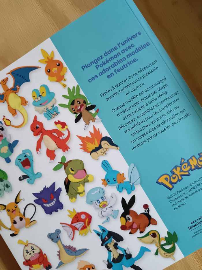 Livre Pokémon en feutrine - photo numéro 3