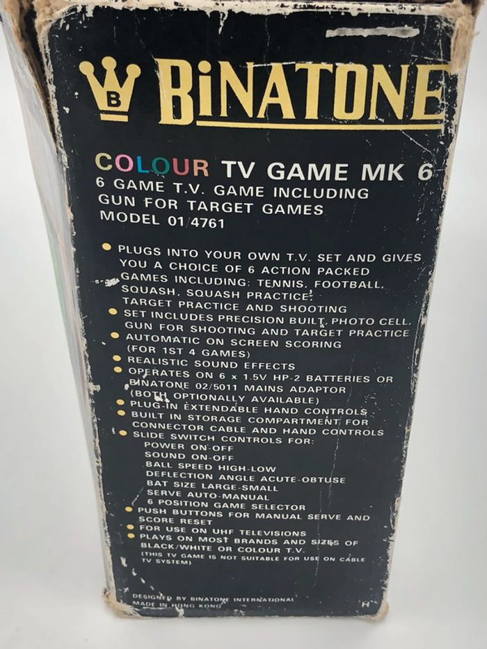 Console de jeux ancienne/vintage Binatone - photo numéro 5
