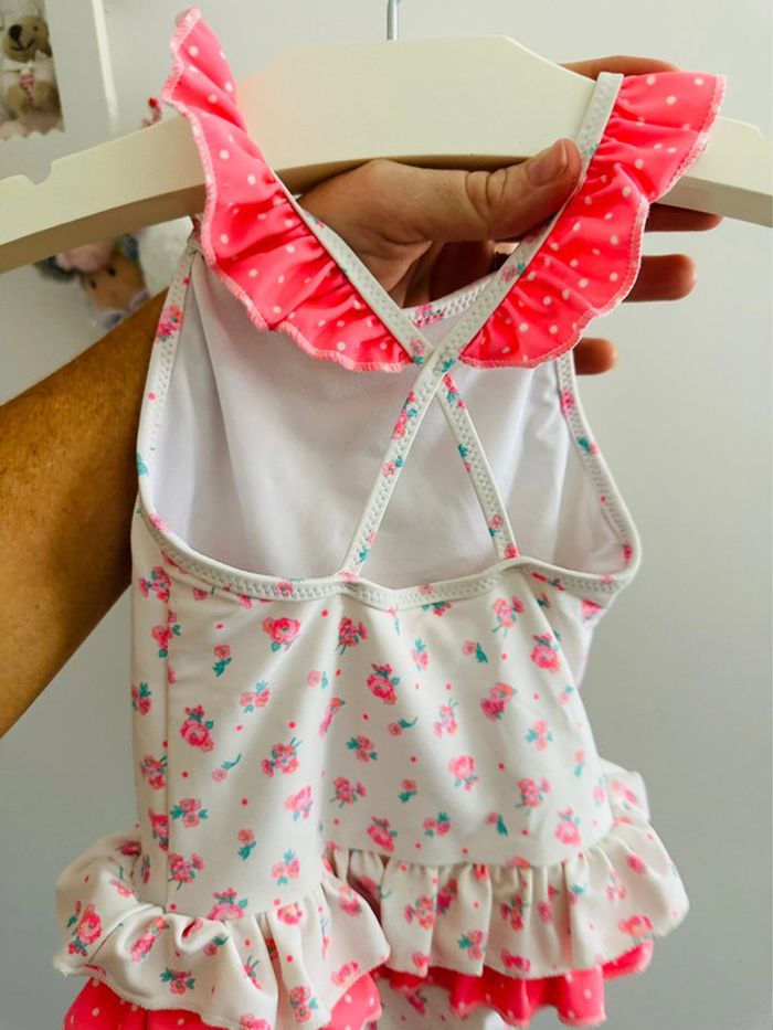 Maillot de bain fleurie fluo - photo numéro 5