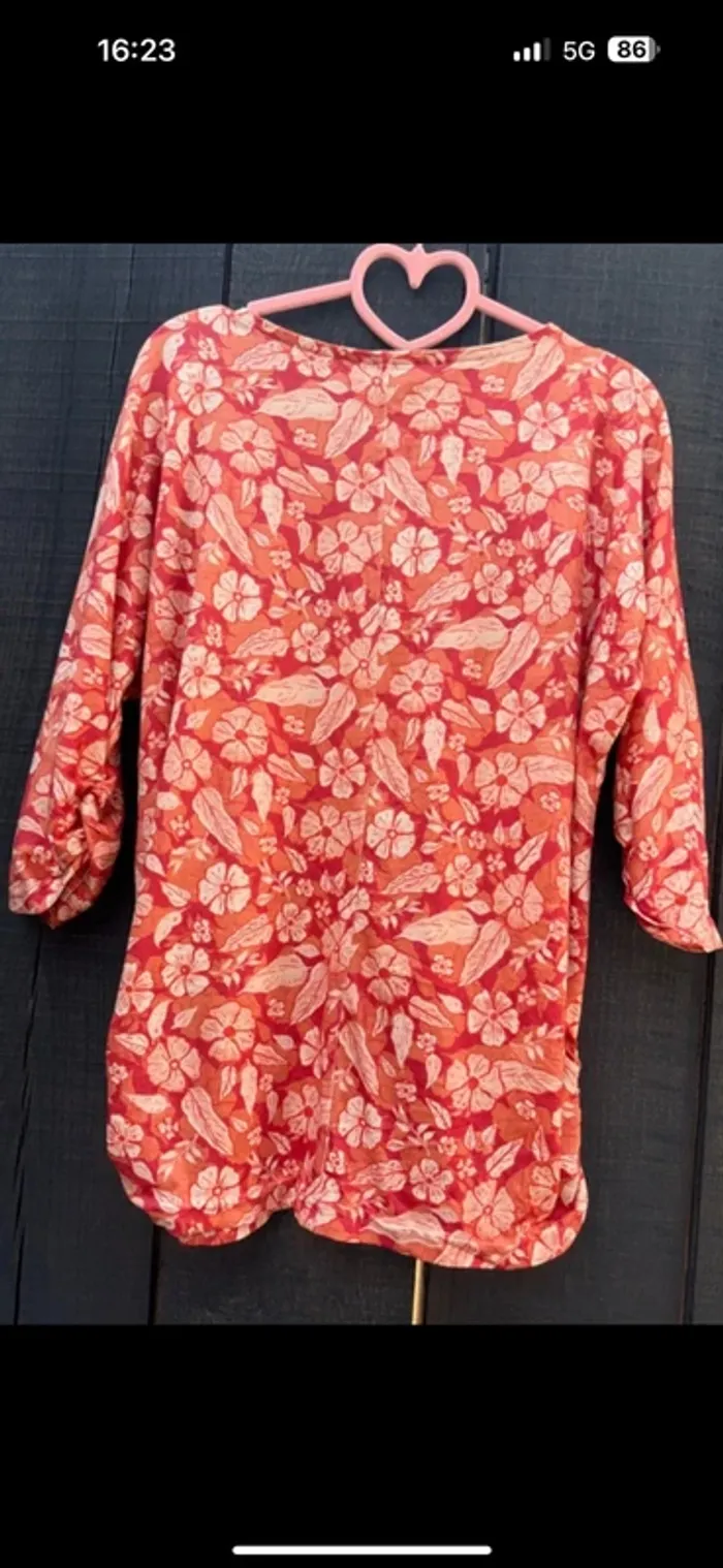 Blouse t M/L fluide manches originales - photo numéro 2