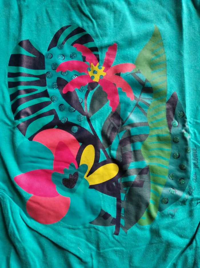 T-shirt fille - DPAM - 2 ans - photo numéro 4