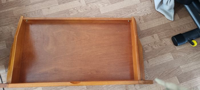 Canapé convertible 3 places en bois massif - photo numéro 7