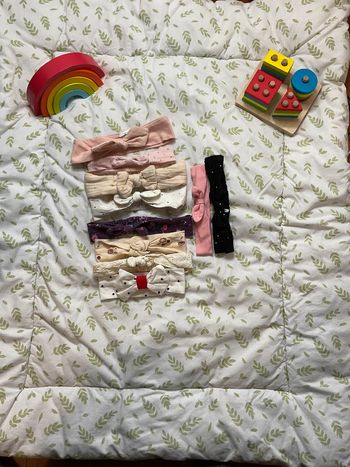 lot de 10 bandeaux plusieurs couleurs 3/9 mois